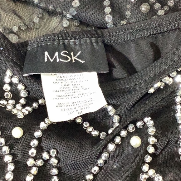 MSK Overlay Womens Evening Gown - Picture 7 of 9